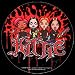 Kittie - Round Cartoon Group Shot with Logo - Sticker / Decal