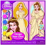 Artistic Studios Disney Princess Wooden Color and Craft Playset