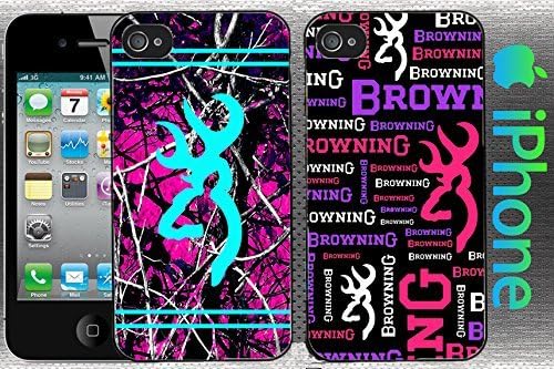 Country Girl Double Deal Black and Hot Pink Camo iPhone 5 / 5s Case