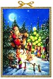 Weihnachtsmann im Winterwald Adventskalender