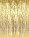 3 ft. X 8 ft. Metallic Gold Foil Fringe Curtains Door Window Curtain Party Decoration- (3' x 8', Gold)