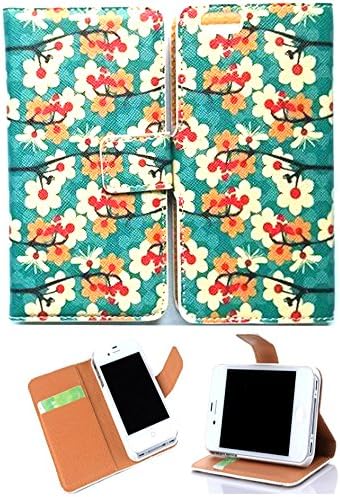 Iphone 6 Case,Kaseberry iPhone 6 4.7"case-iphone 6 wallet leather case, Luxury Flower Fashion PU Leather Magnet Wallet Creadit Card Holder Flip Case Cover for iPhone 6