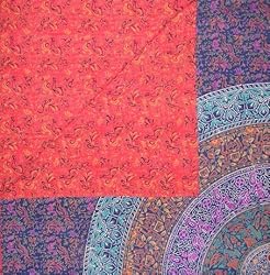 Reversible Duvet Cover-Sanganeer Print-Full/Queen