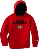 NHL Youth Chicago Blackhawks Sportsman Pullover Fleece Hoodie - R58C4Pdd (Red, X-Large)