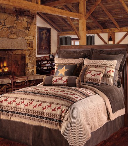 Jennifer Taylor Clovis Collection 4-Piece Comforter Set, Full Size, Brown