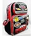 Backpack - Disney - Cars Tires Black Large School Bag Boys New a05689