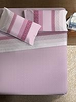 Ipersan Juego De Sábanas Disegno Iris (Burdeos)