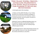 Indoor Furnitures item: The Make Extra Money, Affiliate Marketing, Time Management for Indoor Furniture Businesses