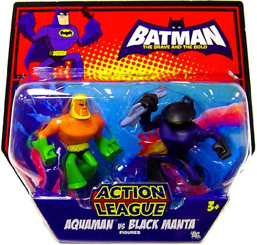 Batman Brave and the Bold Action League Mini Figure 2-Pack Aquaman Vs. Black Manta