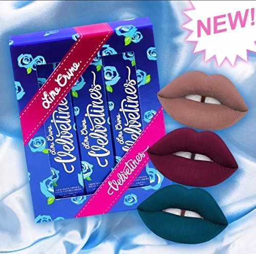 Lime Crime Velvetines Holiday Trio Limited Edition Set: Buffy + Peacock + Beet
