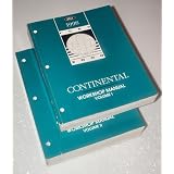 1998 Ford Continental Workshop Manual (2 Volume Set) by Ford Motor Company