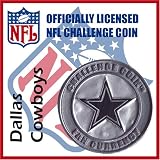 Dallas Cowboys NFL Football Helmet Challenge Coin Poker Card Guard with Air Tite Holder
