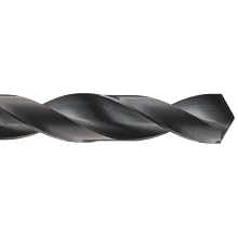 Precision Twist L209 High Speed Steel Taper Shank Drill Bit, Black Oxide Finish, Morse Taper Shank, Spiral Flute, 118 Degree Point Angle