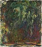 'Weeping Willow, 1920-1922 By Claude Monet' Oil Painting, 18x20 Inch / 46x51 Cm ,printed On Perfect Effect Canvas ,this High Quality Art Decorative Prints On Canvas Is Perfectly Suitalbe For Bathroom Decoration And Home Gallery Art And Gifts