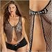 Honeycomb Camisole Short Set in Plus Sizes 1x 2x 3x Black