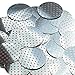 Sequin Red Polka Dot on Silver Round 1.5 inches Couture Loose Paillette Sequins