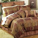 15Pcs Dynasty Chenille Comforter Set Bed in a Bag King