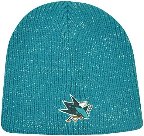 NHL San Jose Sharks Sookie Womens Cuffless Knit Beanie Toque Hat Hockey Winter