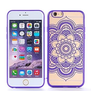 FAIRYCASE(TM)Opaque Edge TPU Pattern Case for Iphone 6 4.7 Color Purple from FAIRYCASE