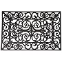 Esschert Design Rubber Doormat, Rectangle 27.5 Inches x 17.75 Inches