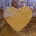 Green Heart - 16 X 16"