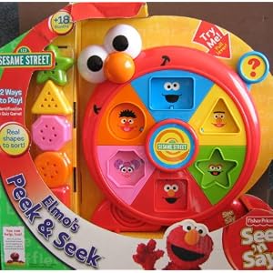 Fisher Price Sesame Street See 'n Say Elmo's Peek and Seek by Sesame Street Elmo's Peek & Seek Fisher Price See 'n Say
