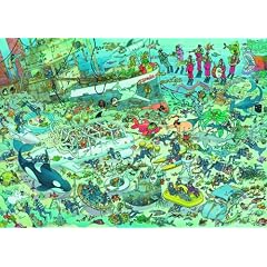 Jumbo 17079 - Jan van Haasteren - Unterwasserwelt, 1000 Teile