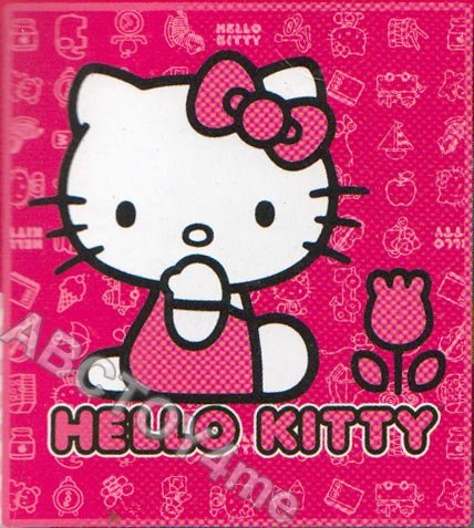 Hello Kitty Family w/ Flower Plush Throw Pink Blanket 50 X 60 In