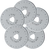 5-Pack Quilting Bee 45mm Rotary Cutter Refill / Replacement Blades (RB4505)