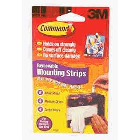 3M 17200 REPLACEMENT STRIPS COMMAND(PACK OF 6) by 3M