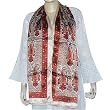 Fashion Satin Scarves for Women Painted Silk 22 X 72 inches