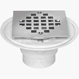 Oatey 42237 Square Tile Shower Drain With Strainer