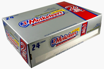 3 Musketeers King Size 24 Bars by Mars
