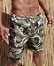 Camouflage Badeshort Army-Style - Cargo Badehose Wood