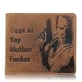 John McLane Yippi Ki Yay Die Hard Leather Mustard Wallet