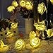 Rose Flower Fairy String Lights 20LED Wedding Garden Party Christmas Decoration by TRURENDI