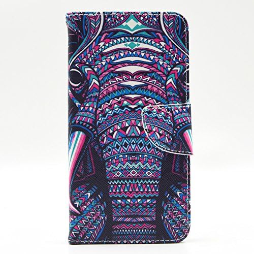 Galaxy S6 Edge Plus Case, [Wallet Feature] [Anti Scratch] Premium Leather Soft Hand Feel Cover with Flip Magnetic Closure for Galaxy S6 Edge+ 5.7 inch (elephant)