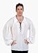 RG Costumes 80331-W Renaissance Costume Shirt - White - Size Adult Standard