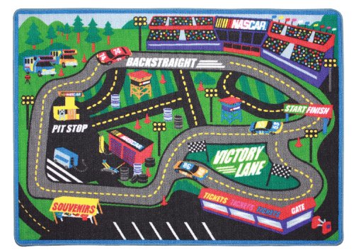 NASCAR Back Straight Play Rug-image