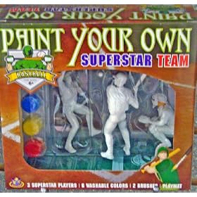 Paint Your Own Superstar Team Baseball set 1