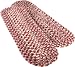 Brookline Braided Reversible Stair treads, Set of 2, Red