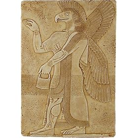 Assyrian Eagle Headed Spirit Wall Plaque