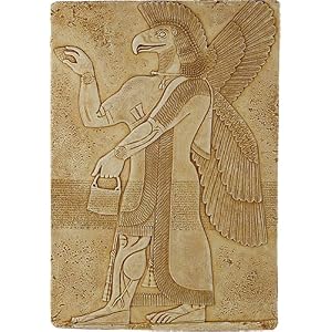 Assyrian Eagle Headed Spirit Wall Plaque by Museum Wholesale
