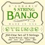 D'Addario J60 5-String Banjo Strings