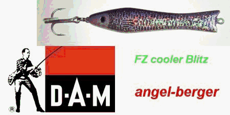 DAM FZ Pilker cooler Blitz 120g lila
