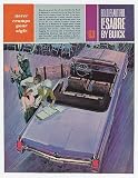 1963 Buick Le Sabre Convertible Never Cramps Style Print Ad (13788)