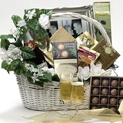 Wedding Wishes Gourmet Food Gift Basket - Large