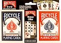 Bicycle Double Pack Poker Size Standard Index Rider Back Playing Cards with Bonus Dice