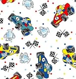 SheetWorld Fitted Sheet (BABYBJÖRN Travel Crib Light) - Fun Race Cars - Made In USA