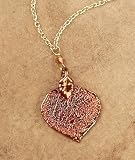 Irridescent Aspen Leaf Necklace - Made with Real Leaf!